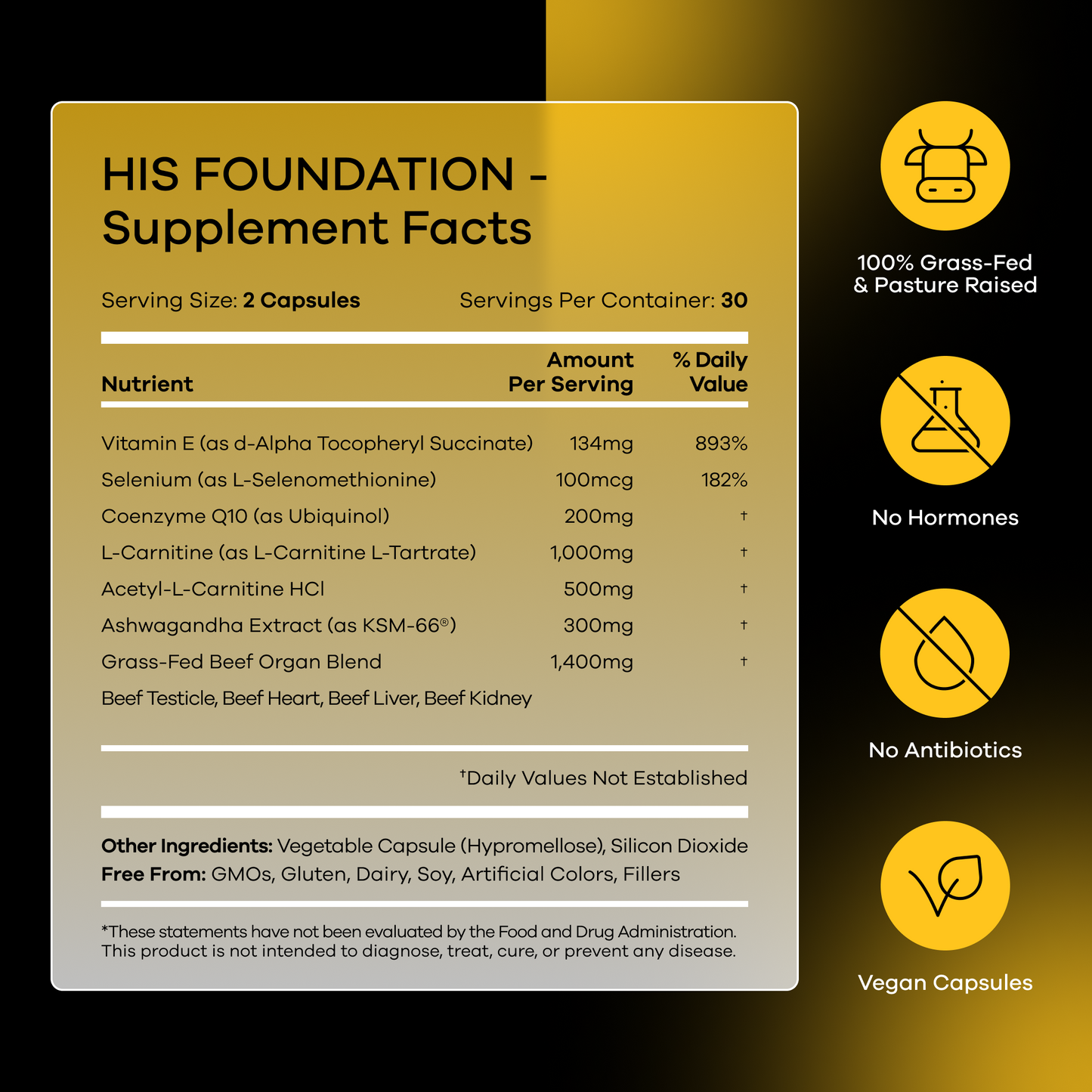 Clinical-Dose Sperm Support. Built for His Fertility.